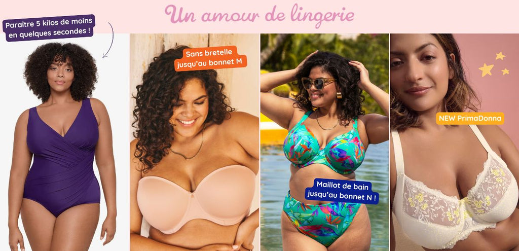 Soutien-gorge invisible couleur chair et nude grande taille en boutique à Paris, Ile de France
